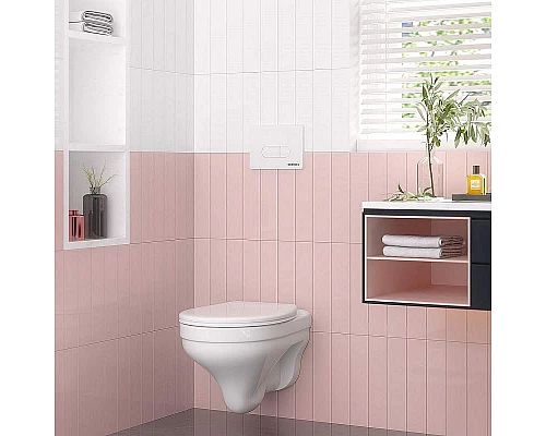 Заказать Клавиша смыва Berges Novum D4 040034 Soft Touch Белая в магазине сантехники Santeh-Crystal.ru
