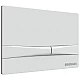 Заказать Клавиша смыва Berges Novum F4 040054 Soft Touch Белая в магазине сантехники Santeh-Crystal.ru