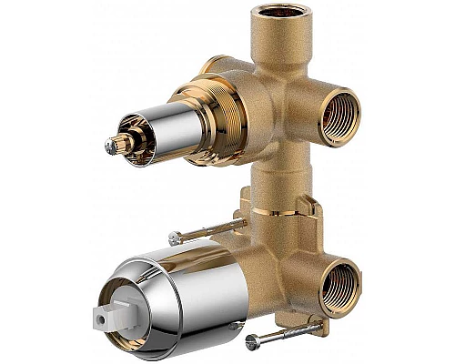 Заказать Скрытая часть для смесителя Bravat Built-in D982CP-B-RUS G 1/2 в магазине сантехники Santeh-Crystal.ru