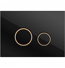 Клавиша смыва Cersanit Twins 64117 Черная