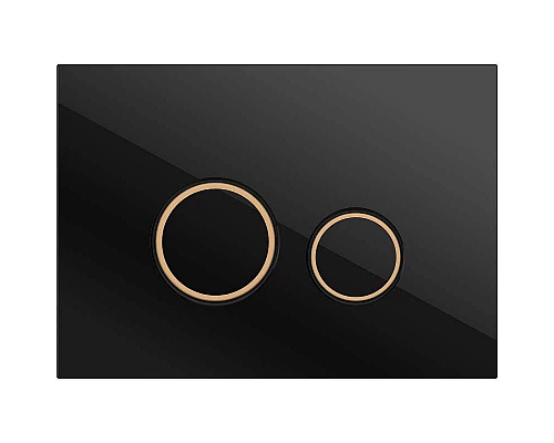 Заказать Клавиша смыва Cersanit Twins 64117 Черная в магазине сантехники Santeh-Crystal.ru