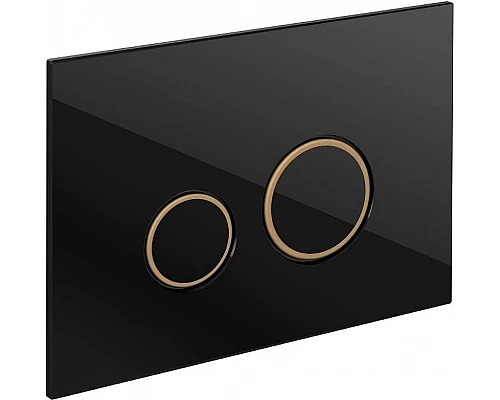 Заказать Клавиша смыва Cersanit Twins 64117 Черная в магазине сантехники Santeh-Crystal.ru