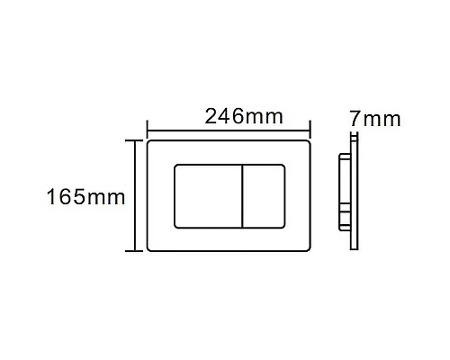 Заказать Клавиша смыва Cerutti SPA CR02RG Золото розовое в магазине сантехники Santeh-Crystal.ru