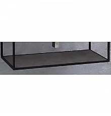 Полка для консоли под раковину Cezares Cadro 120 CADRO-120-MENS-NERO Черная матовая