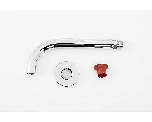 Купить Излив для смесителя Cezares Leaf LEAF-SC-01 Хром в магазине сантехники Santeh-Crystal.ru