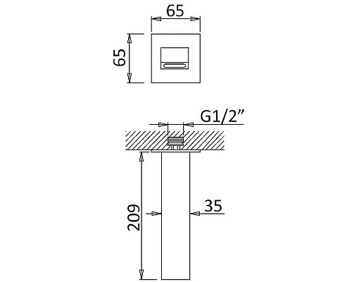 Излив Cezares Porta PORTA-SC-SR Sunrise