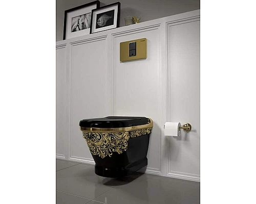 Приобрести Клавиша смыва Creavit FP8001.04 Золото в магазине сантехники Santeh-Crystal.ru