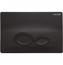 Клавиша смыва Creavit Drop GP2002.01 Черная матовая