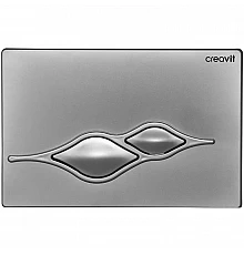 Клавиша смыва Creavit Ufo GP1002.00 Серая матовая