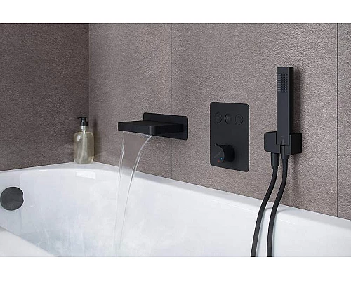 Купить Излив для смесителя Excellent Krotos AREX.8025BL Черный в магазине сантехники Santeh-Crystal.ru