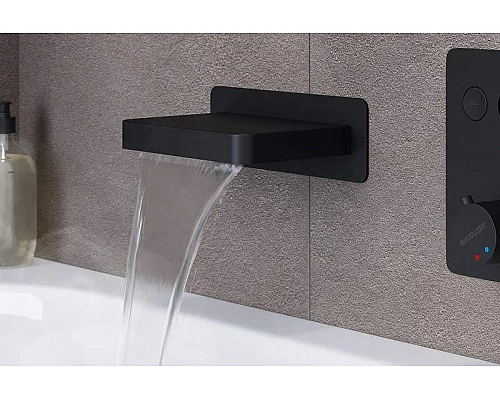 Купить Излив для смесителя Excellent Krotos AREX.8025BL Черный в магазине сантехники Santeh-Crystal.ru