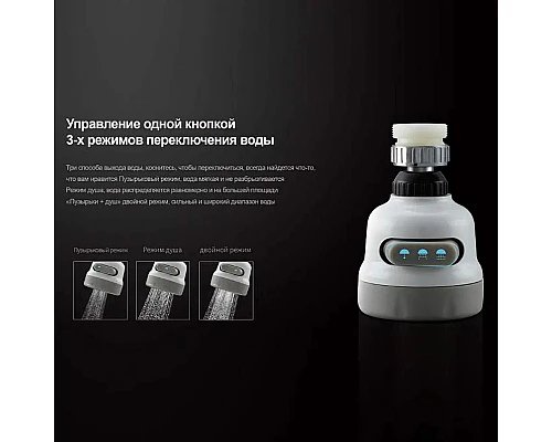Приобрести Аэратор Frap F33-1 Белый в магазине сантехники Santeh-Crystal.ru