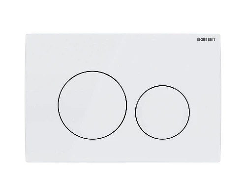 Заказать Клавиша смыва Geberit Delta20 115.127.11.1 Альпийский белый в магазине сантехники Santeh-Crystal.ru