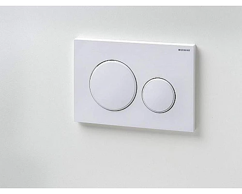 Приобрести Клавиша смыва Geberit Sigma 20 115.882.11.1 Белая глянцевая и матовая в магазине сантехники Santeh-Crystal.ru