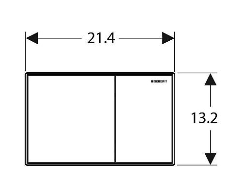 Заказать Клавиша смыва Geberit Sigma 60 115.640.GH.1 Хром в магазине сантехники Santeh-Crystal.ru