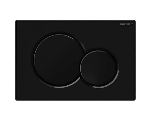 Купить Клавиша смыва Geberit Sigma 01 115.770.DW.5 Черная глянцевая в магазине сантехники Santeh-Crystal.ru