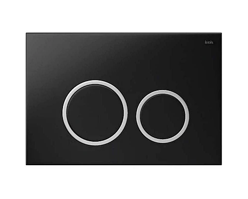 Приобрести Клавиша смыва Iddis Unifix UNI03BCi77 Черная в магазине сантехники Santeh-Crystal.ru