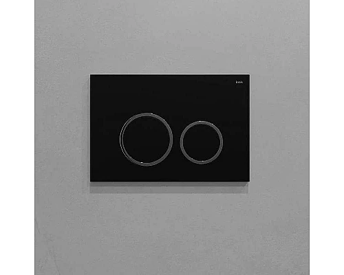 Приобрести Клавиша смыва Iddis Unifix UNI03BCi77 Черная в магазине сантехники Santeh-Crystal.ru