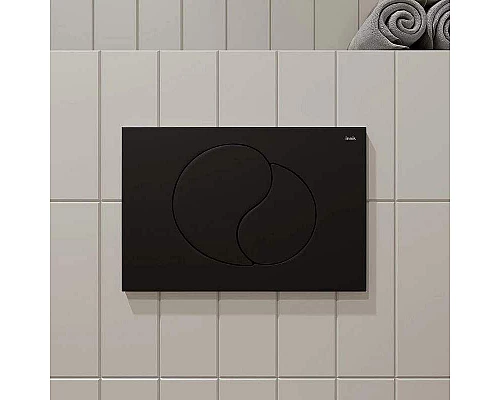 Заказать Клавиша смыва Iddis Unifix UNI02MBi77 Черная в магазине сантехники Santeh-Crystal.ru