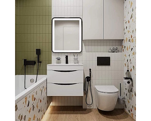 Заказать Клавиша смыва Iddis Unifix UNI02MBi77 Черная в магазине сантехники Santeh-Crystal.ru