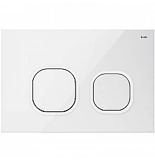 Клавиша смыва Iddis Uniglass UNG01GWi77 Белая