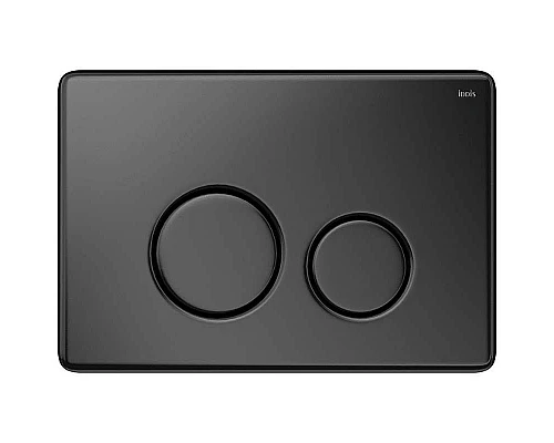 Купить Клавиша смыва Iddis Unisteel UNS01MBi77 Черная матовая в магазине сантехники Santeh-Crystal.ru