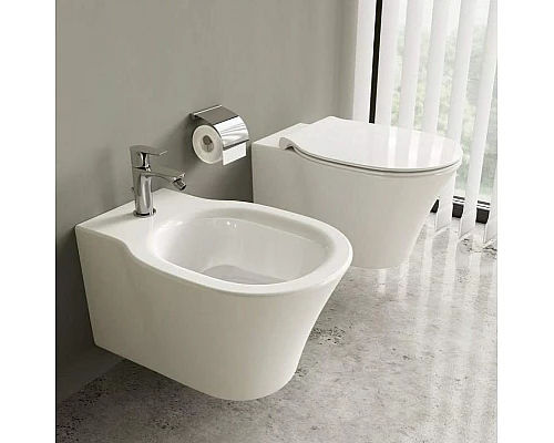 Заказать Сиденье для унитаза Ideal Standard Connect Air E036601 Белое с микролифтом в магазине сантехники Santeh-Crystal.ru