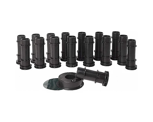 Приобрести Ножки для душевого поддона Jacob Delafon Flight Pure E62753-00 Черные в магазине сантехники Santeh-Crystal.ru