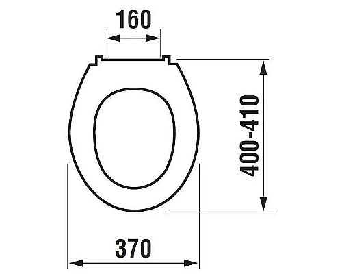 Купить Сиденье для унитаза Jika Lyra 8.9251.5.300.000.1 Белое в магазине сантехники Santeh-Crystal.ru