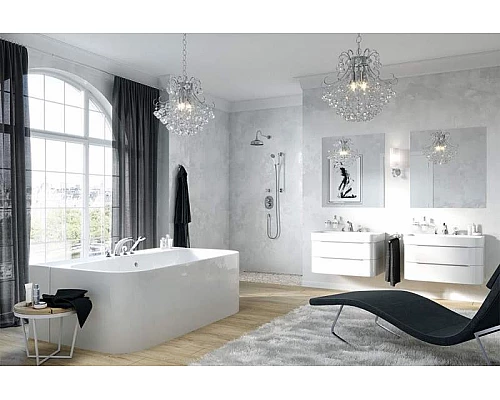 Приобрести Переключатель потоков Kludi Adlon 518450520 Хром в магазине сантехники Santeh-Crystal.ru