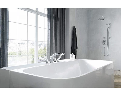 Приобрести Переключатель потоков Kludi Adlon 518450520 Хром в магазине сантехники Santeh-Crystal.ru