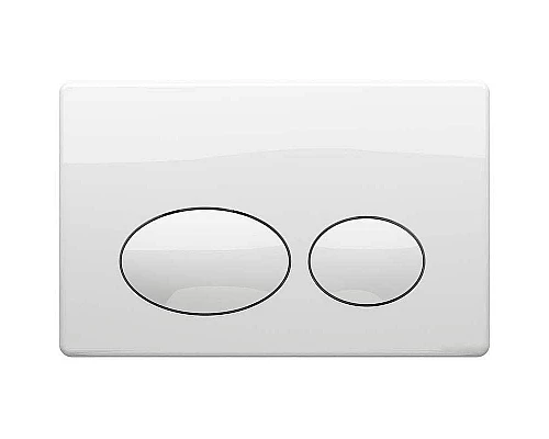 Приобрести Клавиша смыва Koller Pool Round white Белая Хром в магазине сантехники Santeh-Crystal.ru