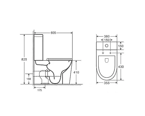 Заказать Бачок для унитаза Owl 1975 Vind Cirkel-G OWLT190303/2 Белый в магазине сантехники Santeh-Crystal.ru