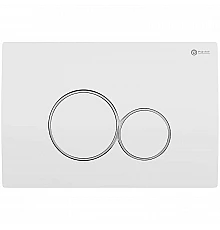 Клавиша смыва Point Виктория PN44061WC Белая Хром