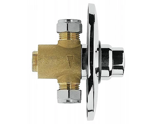 Купить Запорный вентиль Remer TE30 Tempor порционный Хром в магазине сантехники Santeh-Crystal.ru