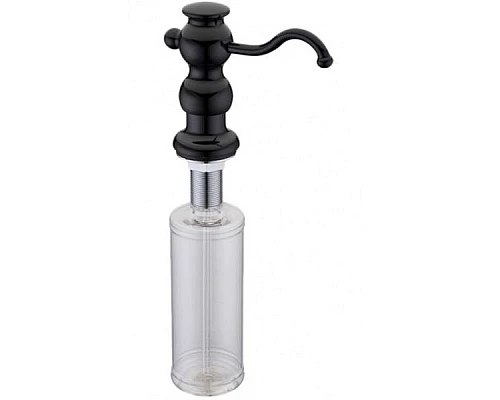 Заказать Дозатор для жидкого мыла ZorG ZR-25 BLACK Черный в магазине сантехники Santeh-Crystal.ru