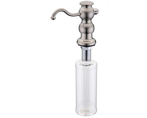 Приобрести Дозатор для жидкого мыла ZorG ZR-25 STEEL Сталь в магазине сантехники Santeh-Crystal.ru