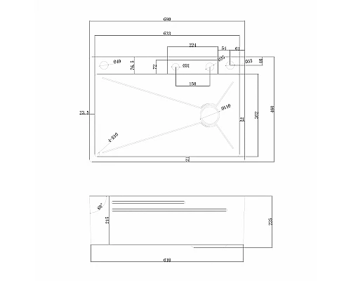 Кухонная мойка Abber Wasser Kreis 68 AF2194 Хром