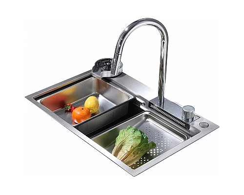 Кухонная мойка Abber Wasser Kreis 68 AF2194 Хром