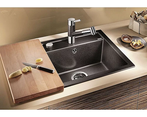 Купить Кухонная мойка Blanco Dalago 5 525871 Черная в магазине сантехники Santeh-Crystal.ru