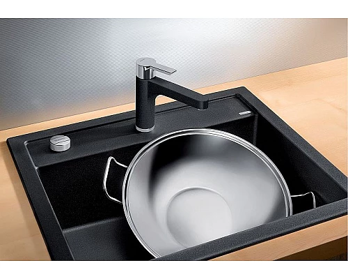 Заказать Кухонная мойка Blanco Dalago 6 525873 Черная в магазине сантехники Santeh-Crystal.ru