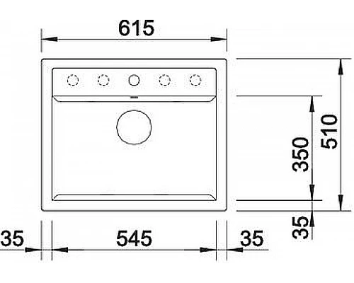 Заказать Кухонная мойка Blanco Dalago 6 525873 Черная в магазине сантехники Santeh-Crystal.ru