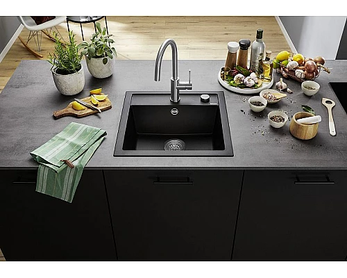 Купить Кухонная мойка Blanco Dalago 5 518848 Темная скала в магазине сантехники Santeh-Crystal.ru
