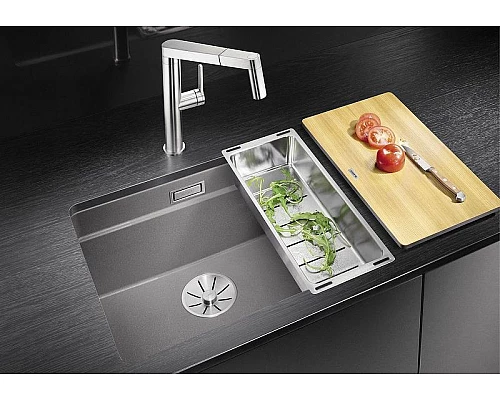 Заказать Кухонная мойка Blanco Etagon 500-U Silgranit 522227 Антрацит в магазине сантехники Santeh-Crystal.ru