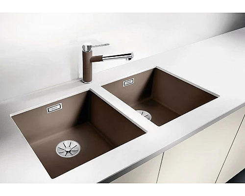 Купить Кухонная мойка Blanco Subline 400-U 523422 Антрацит в магазине сантехники Santeh-Crystal.ru