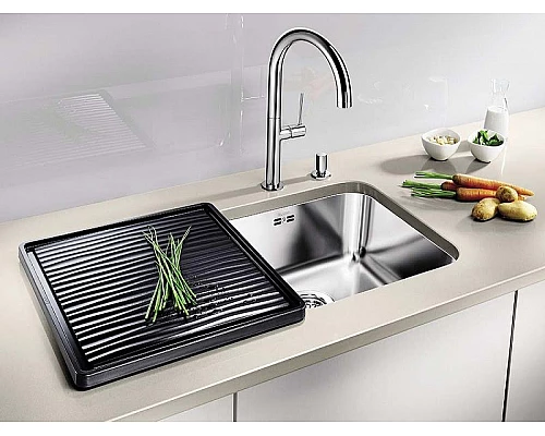 Купить Кухонная мойка Blanco Supra 450-U 518203 Нержавеющая сталь полированная в магазине сантехники Santeh-Crystal.ru