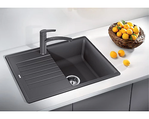 Купить Кухонная мойка Blanco Zia 40 S 526006 Черная в магазине сантехники Santeh-Crystal.ru
