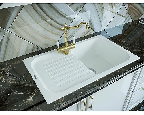 Купить Кухонная мойка Florentina Арона-860 20.225.D0860.104 Бежевая в магазине сантехники Santeh-Crystal.ru