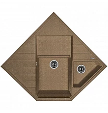 Кухонная мойка Florentina Бомбей-900 20.375.J0900.105 Коричневая