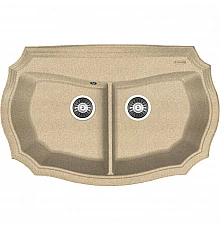 Кухонная мойка Florentina Эмилия-870 20.365.F0870.104 Бежевая